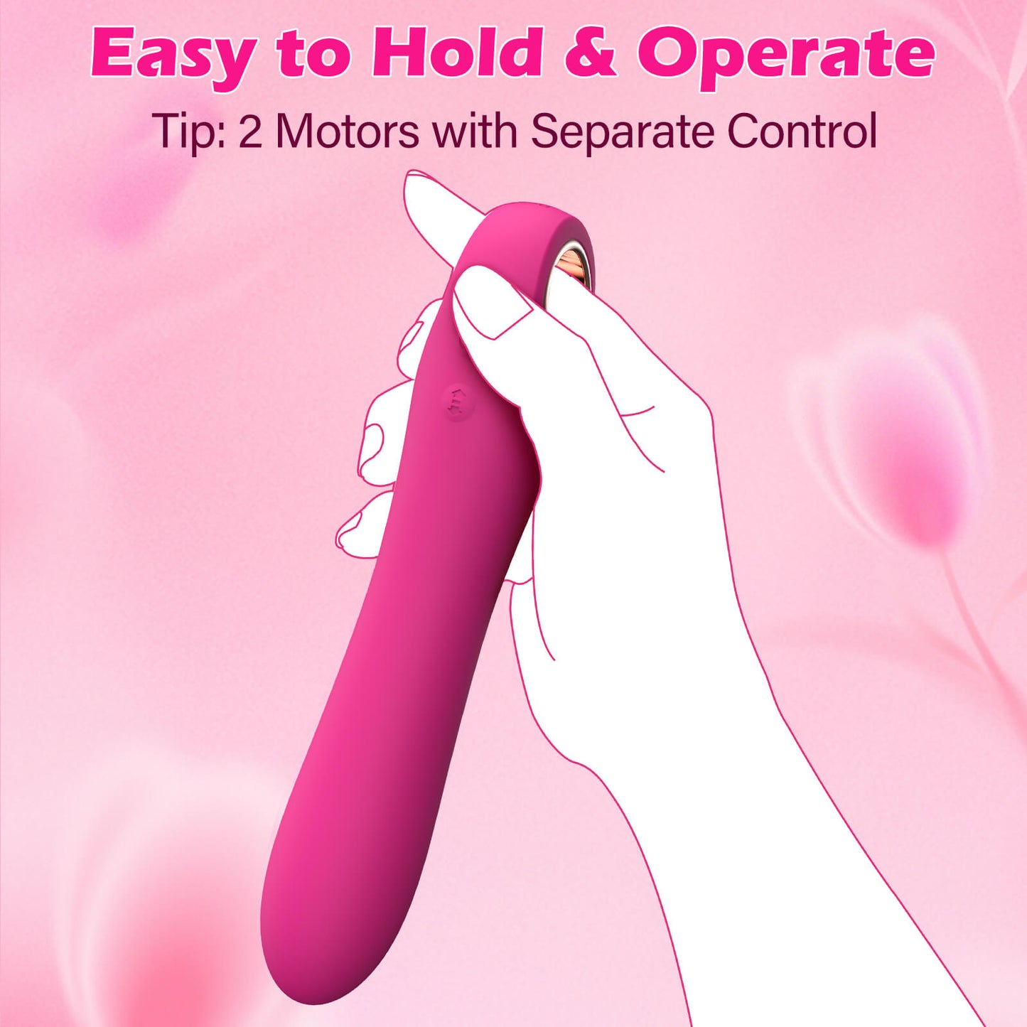 2025 Upgraded 2 in 1 Vibration and Thrusting G Spot Vibrator Easy to Hold & Operate