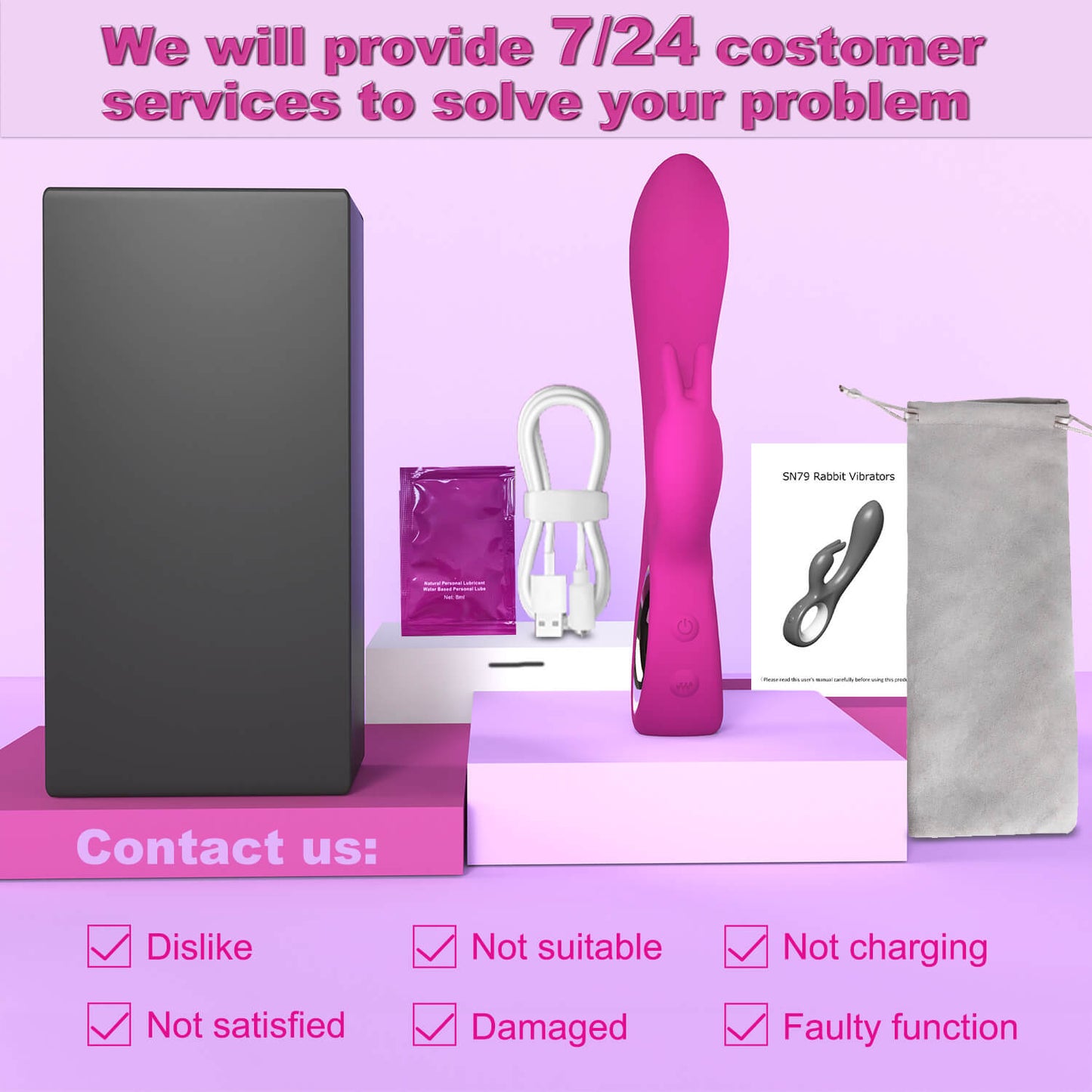 SeYouYou G Spot Rabbit Vibrator After-Sales Service