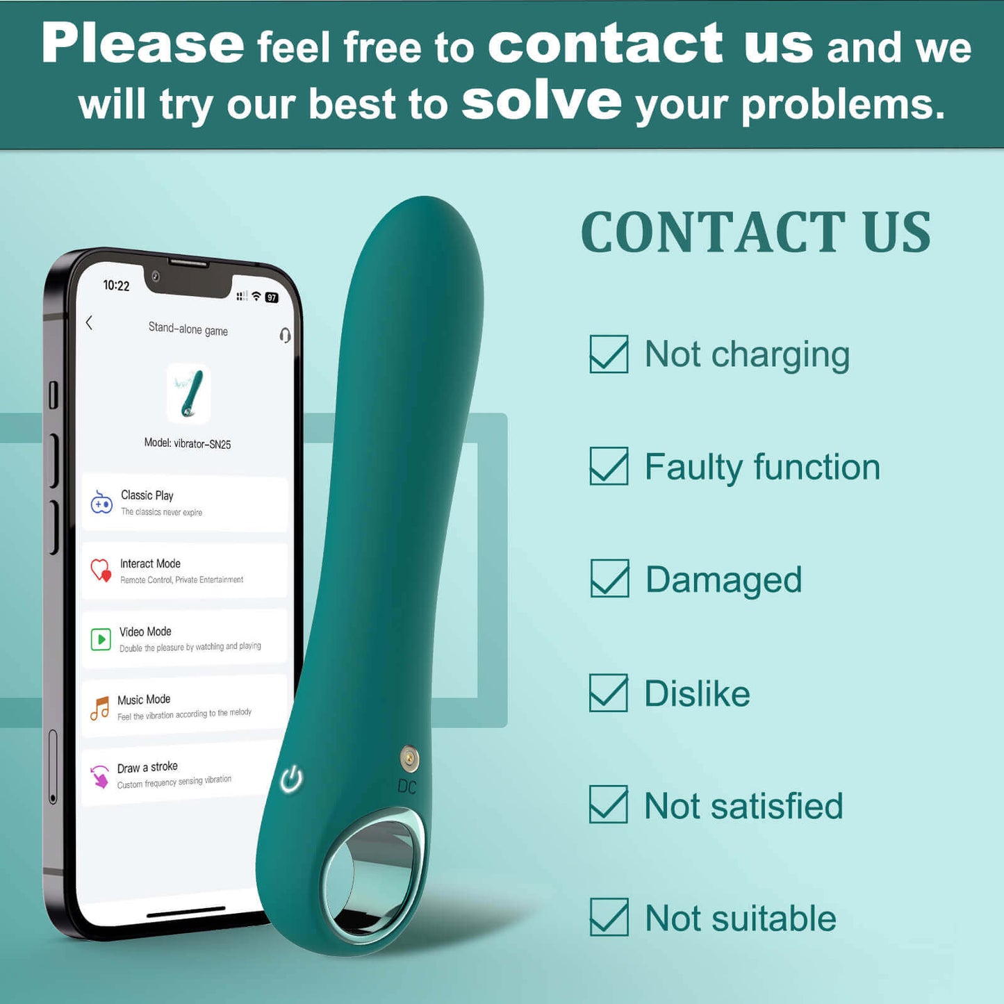 App Control Powerful Bullet Vibrator For Couples After-Sales Service