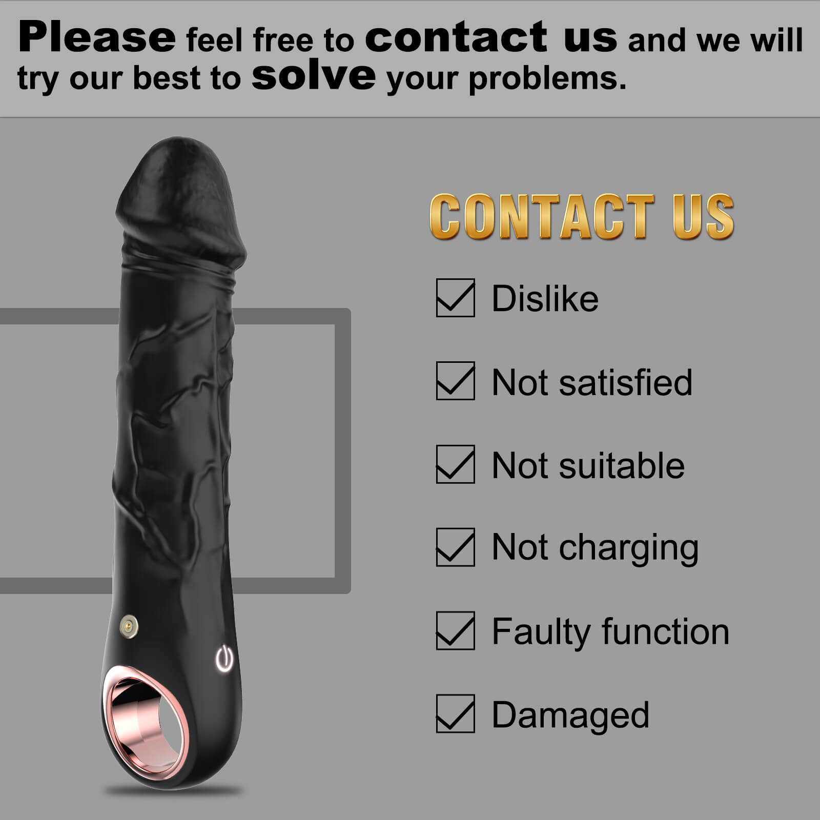 G Spot Dildo Realistic Silicone Vibrator Sex Toy After-Sales Service
