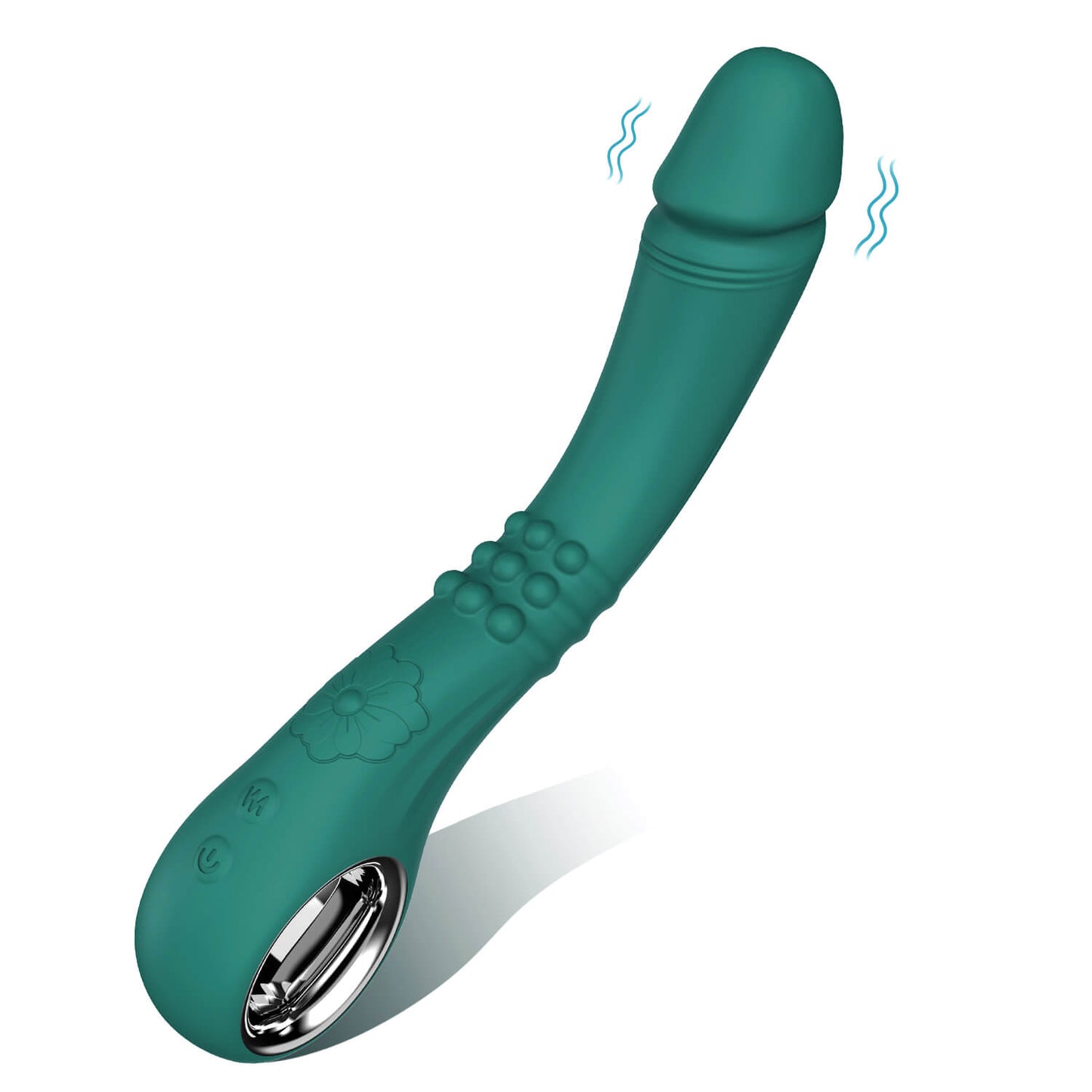 IRKEAC G Spot Dildo Clitoral Vibrator(Green)