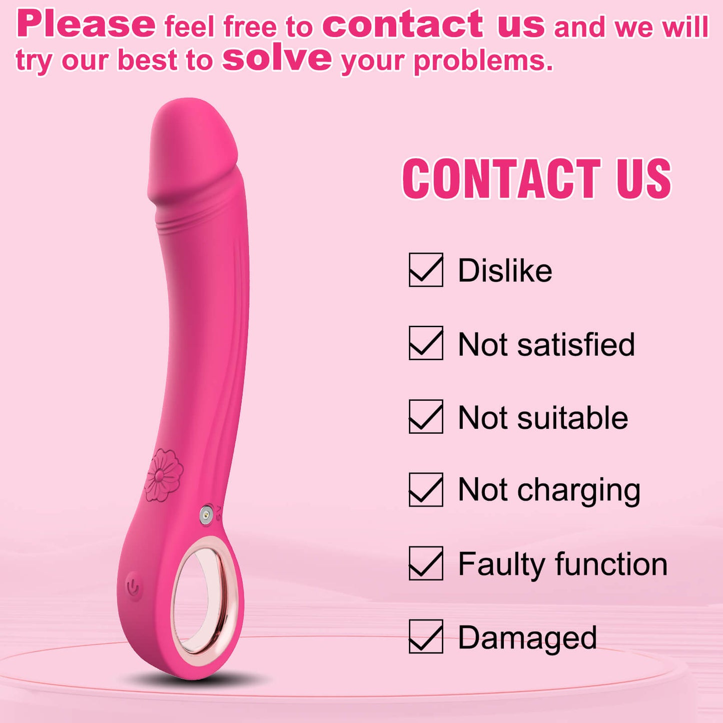 Quiet and Strong 10 Vibration Modes G Spot Vibrator After-Sales Service