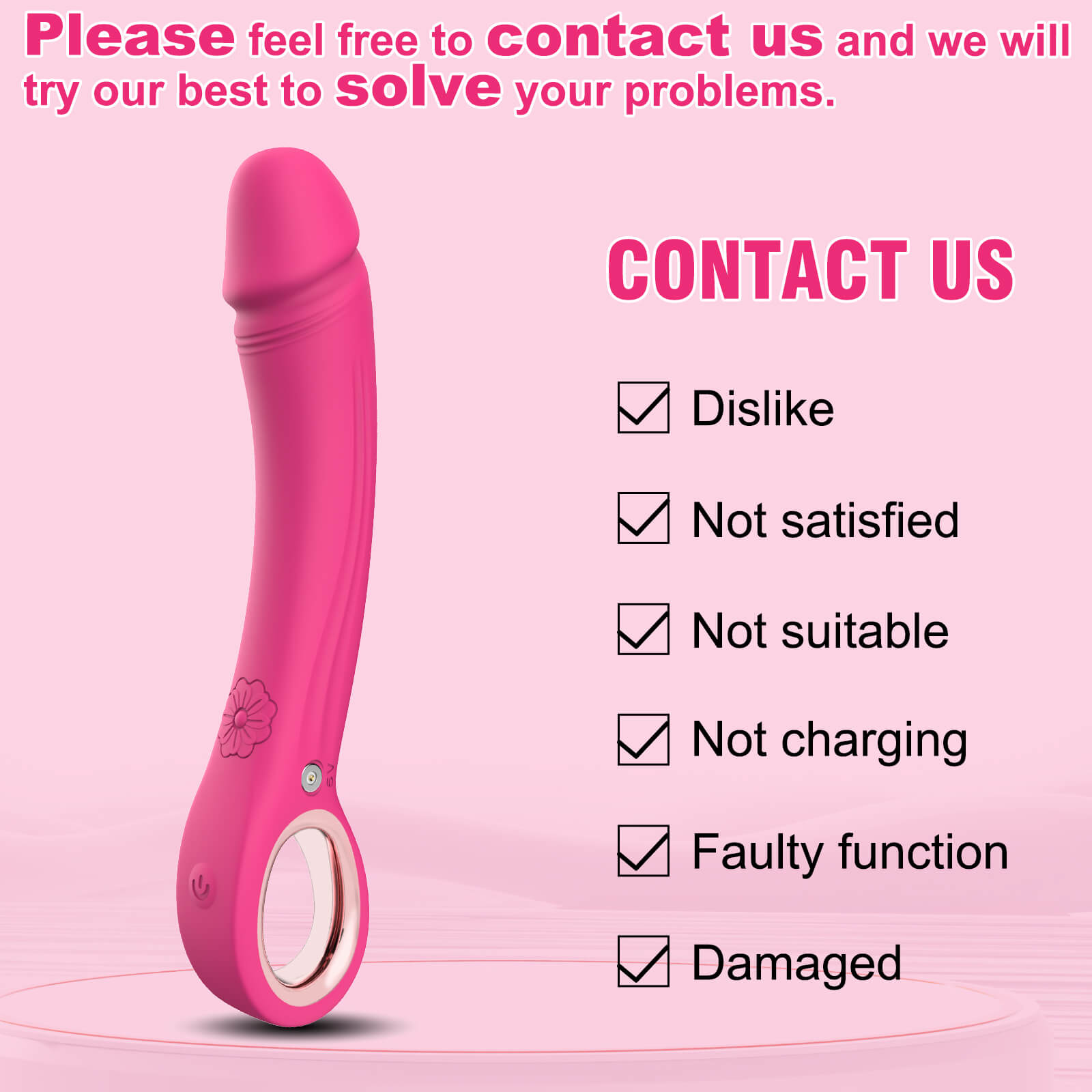Quiet and Strong 10 Vibration Modes G Spot Vibrator After-Sales Service