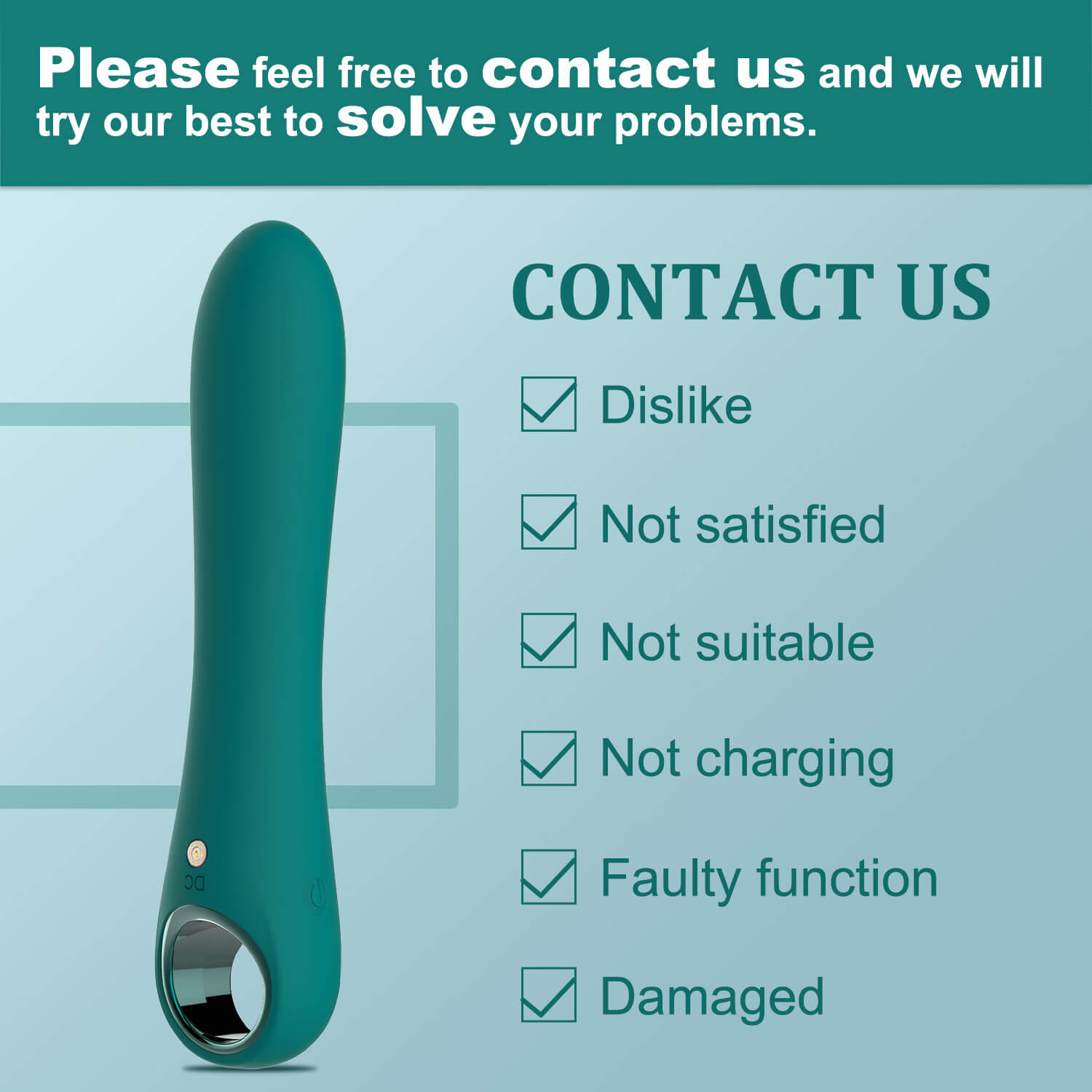 Rechargeable G Spot Vibrator Sex Toy For Beginners After-Sales Service