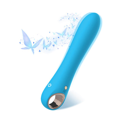 Rechargeable G Spot Vibrator Sex Toy For Beginners (Blue)