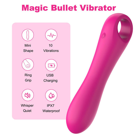 Rechargeable Mini Magic Bullet Vibrator Waterproof Sex Toy Features
