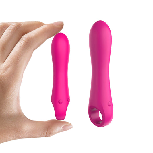Rechargeable Mini Magic Bullet Vibrator Waterproof Sex Toy (pink)