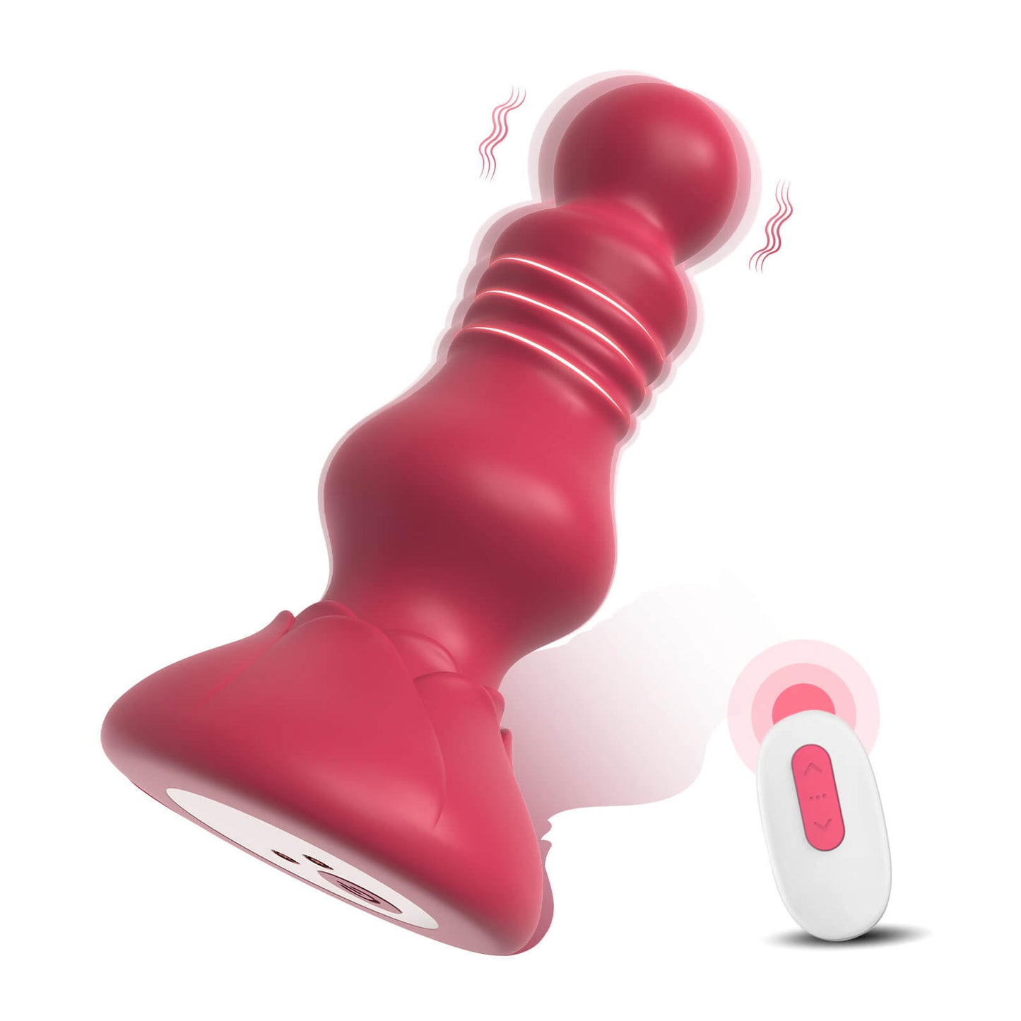 SeYouYou Remote Control Vibrating Butt Plug(Red)