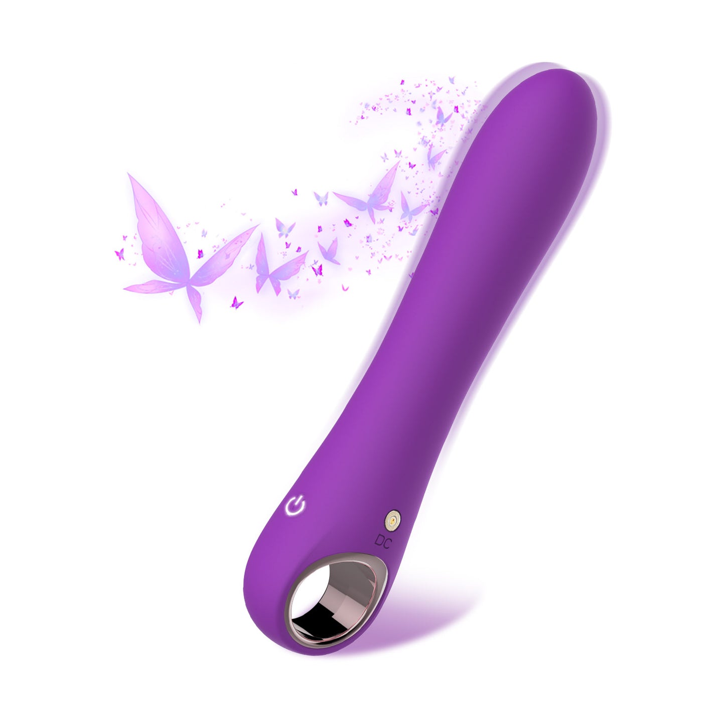 Tuitionua G Spot Vibrator Dildo（Purple）